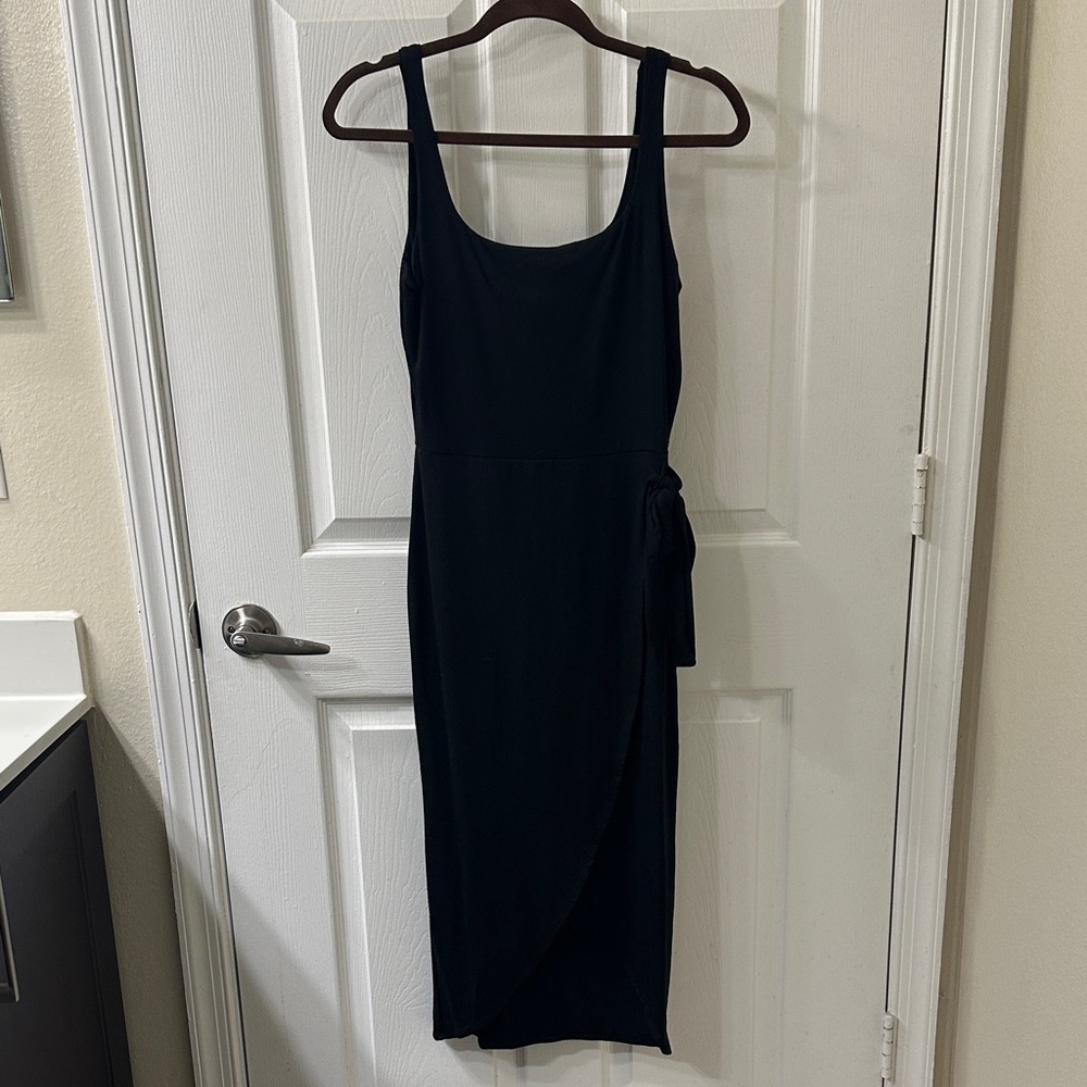 NWT- Black Midi Dress